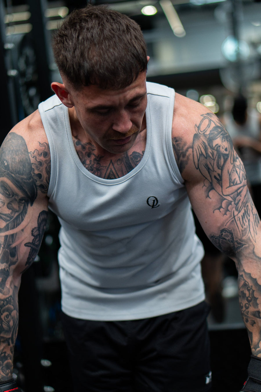 INITIAL BEATER - ICE GREY - TANK TOPOn Lock Apparel35751853496209