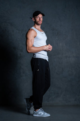 INITIAL BEATER - ICE GREY - TANK TOPOn Lock Apparel35751853496209