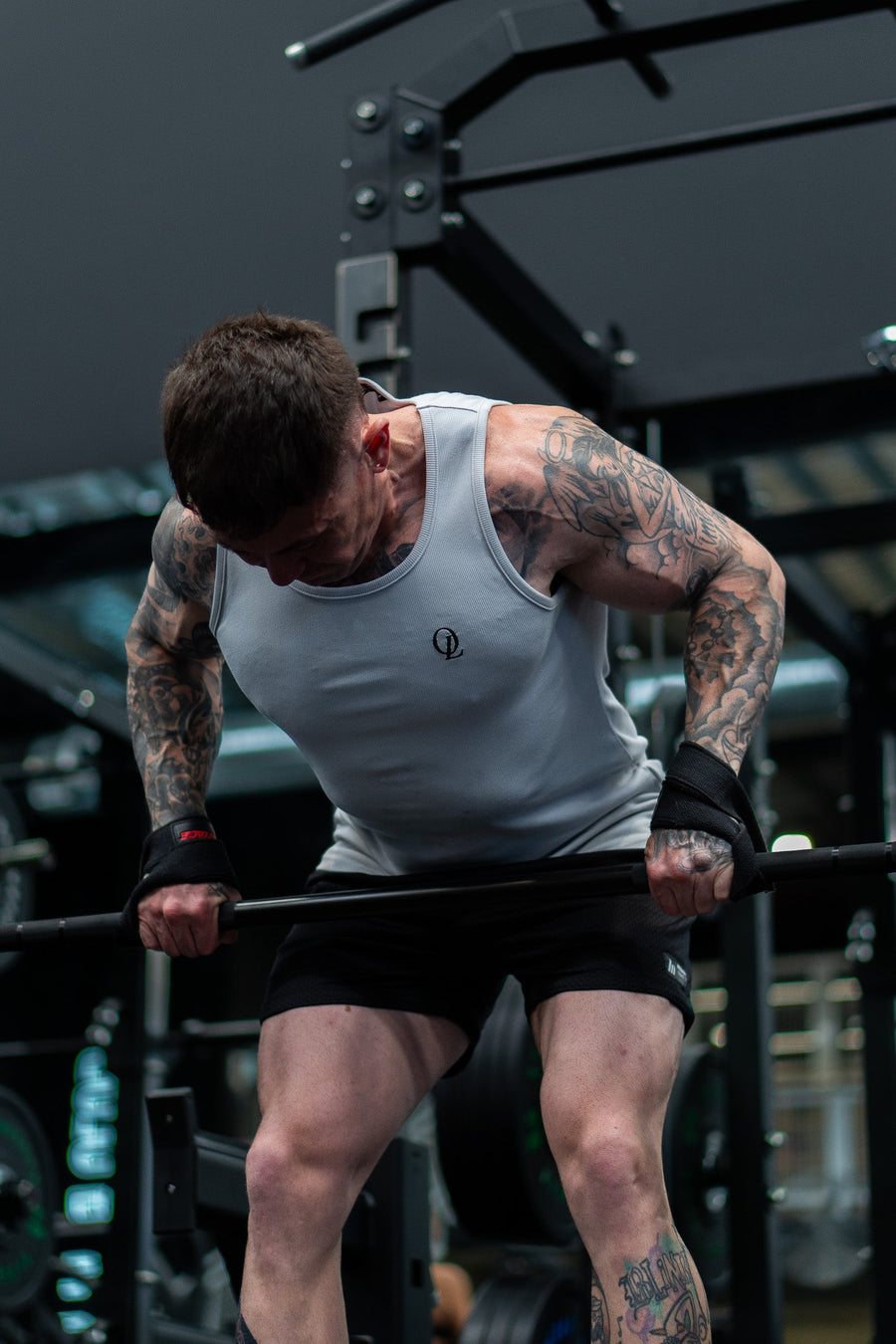 INITIAL BEATER - ICE GREY - TANK TOPOn Lock Apparel35751853496209