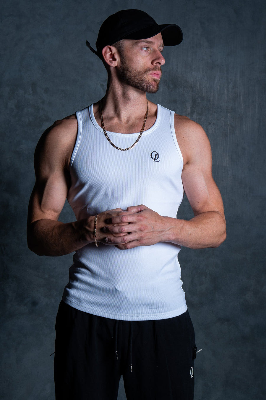 INITIAL BEATER - WHITE - TANK TOPOn Lock Apparel35751852858353
