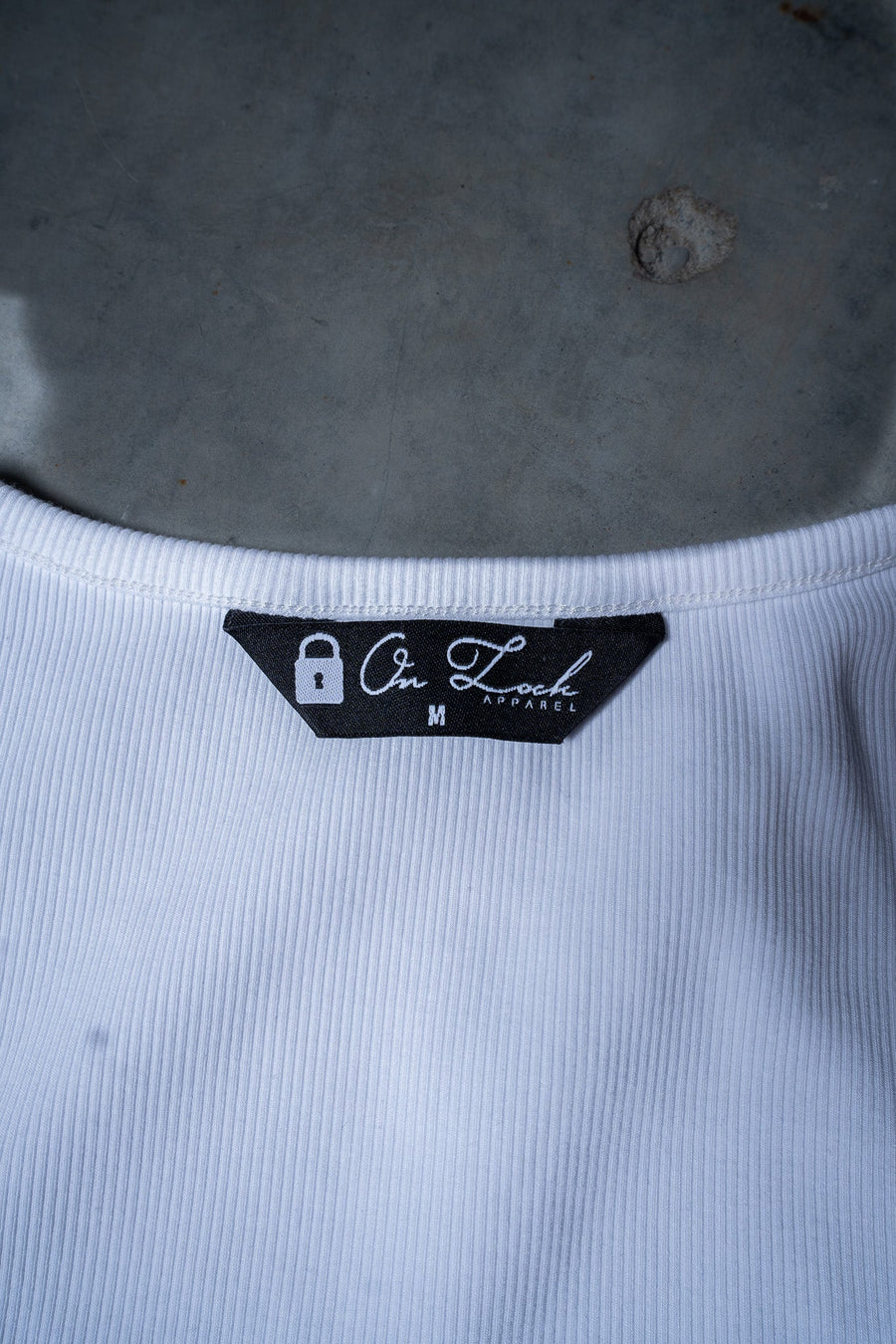 INITIAL BEATER - WHITE - TANK TOPOn Lock Apparel35751852858353
