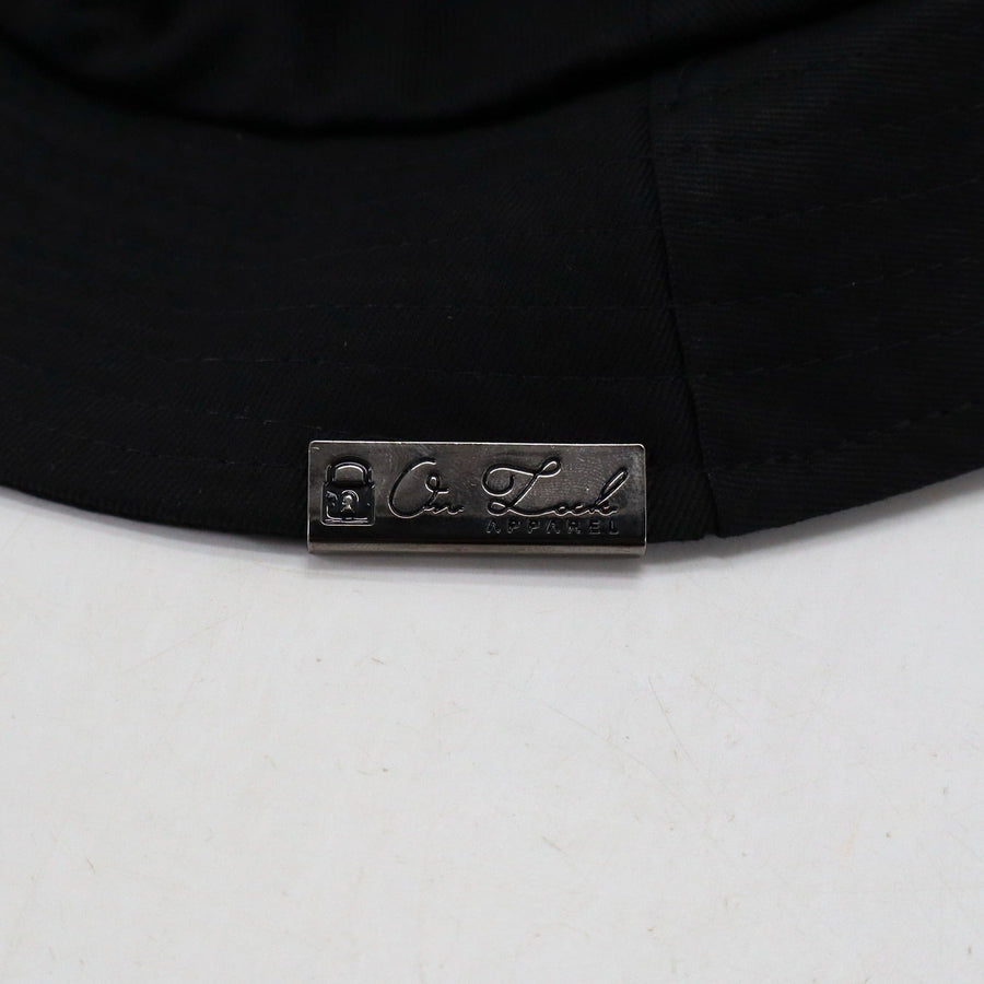 INITIAL BUCKET - BLACK FT. CREAM - HEADWEAROn Lock Apparel