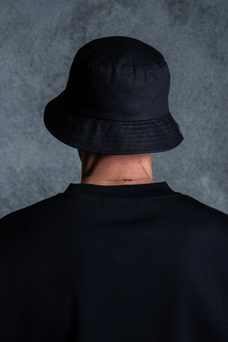INITIAL BUCKET - BLACK FT. CREAM - HEADWEAROn Lock Apparel
