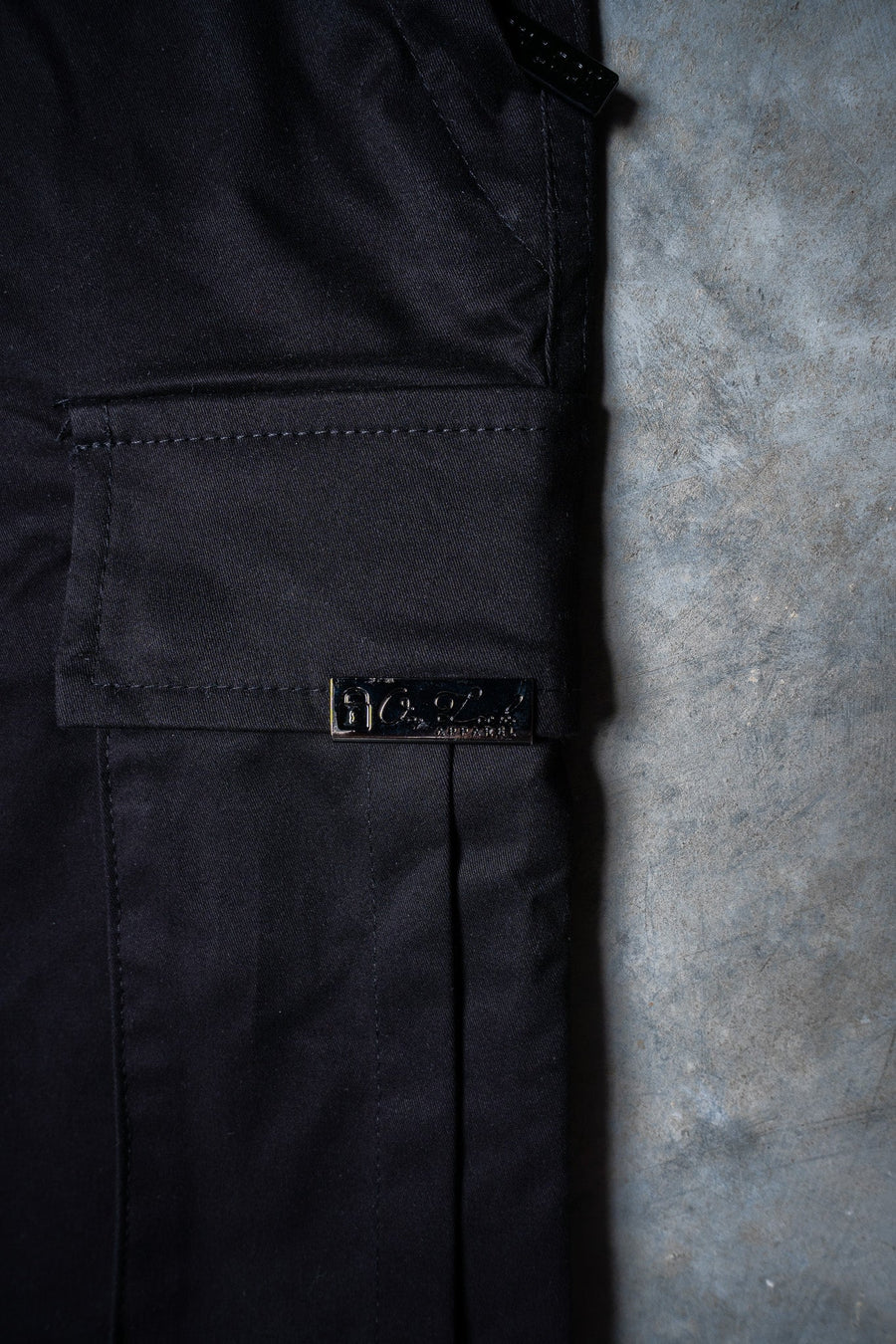 INITIAL CARGO SHORTS - BLACK - CARGO SHORTSOn Lock Apparel35751858379313