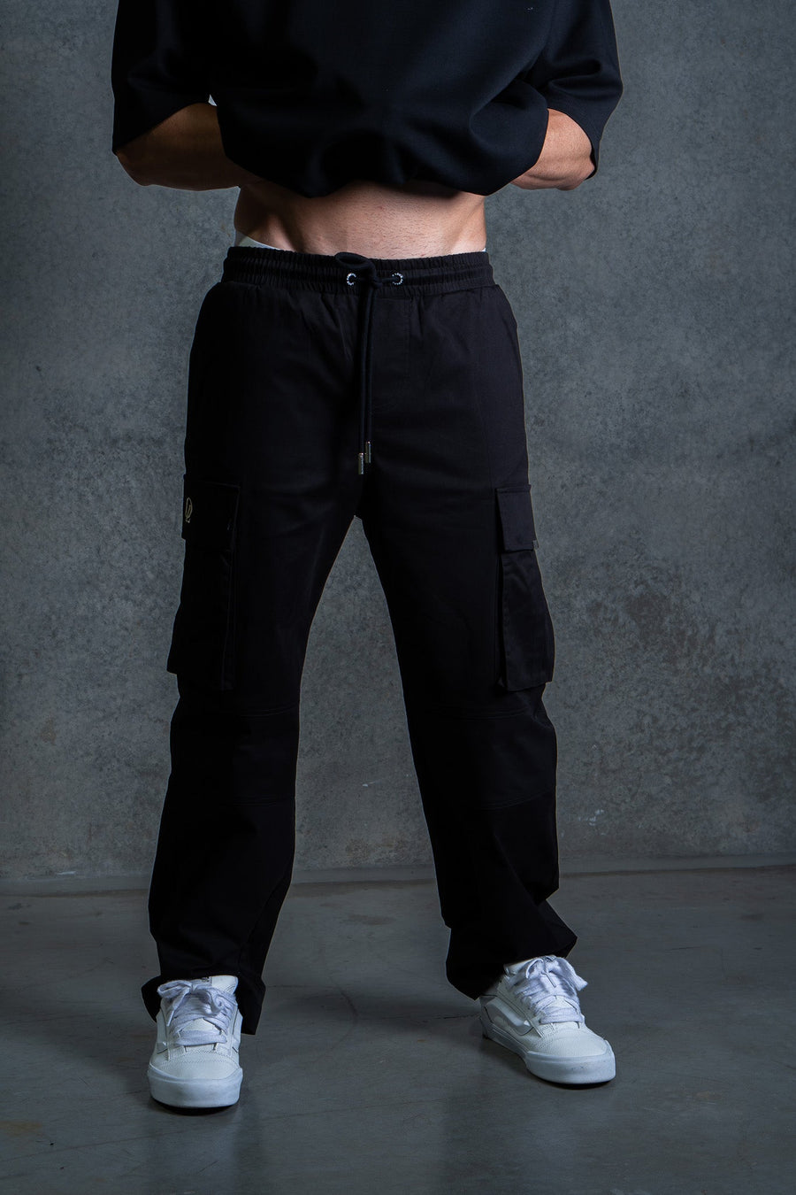 INITIAL CARGOS - BLACK - CARGO PANTSOn Lock Apparel