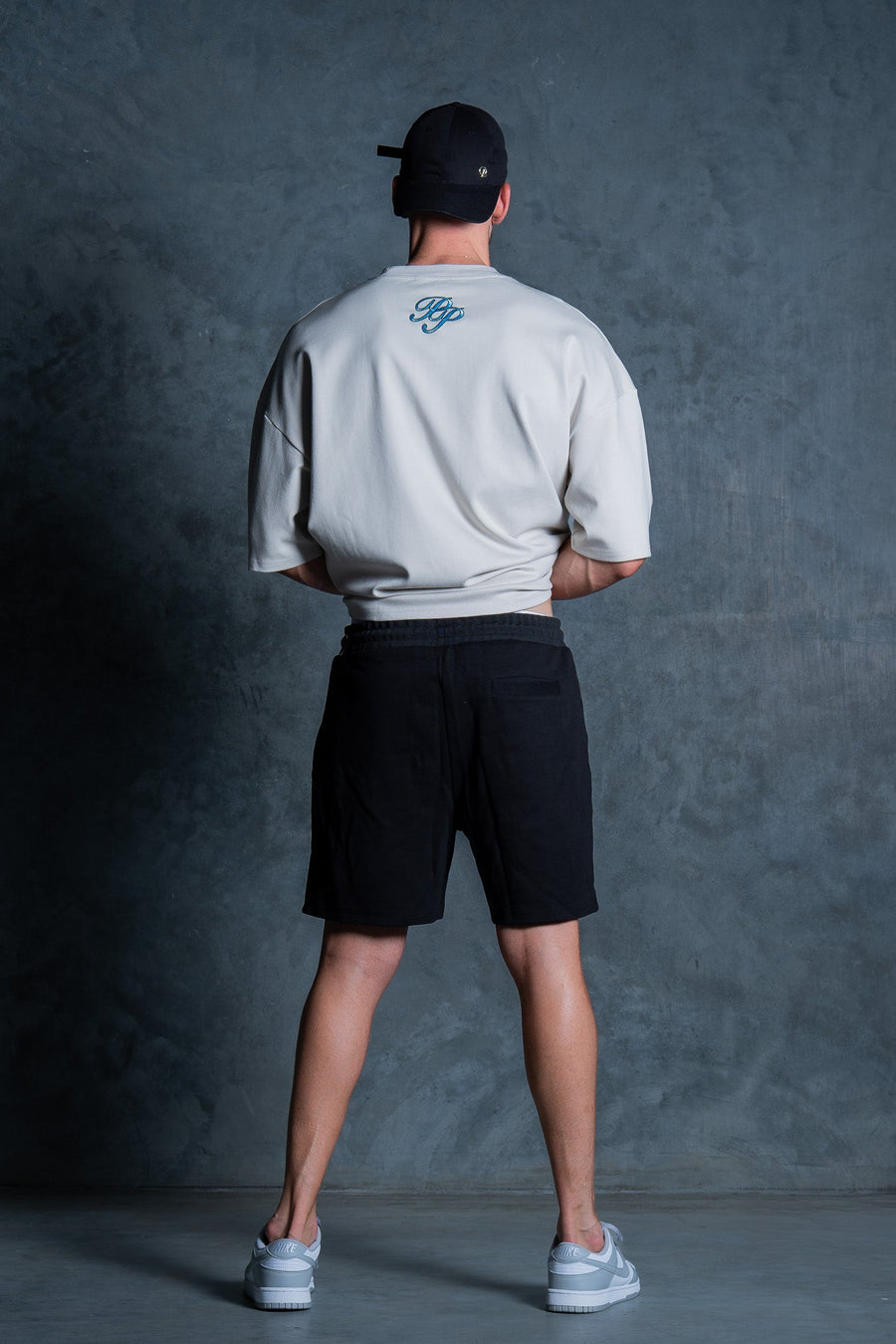 INITIAL SHORTS - BLACK FT. CREAM - SHORTSOn Lock Apparel35751857764753