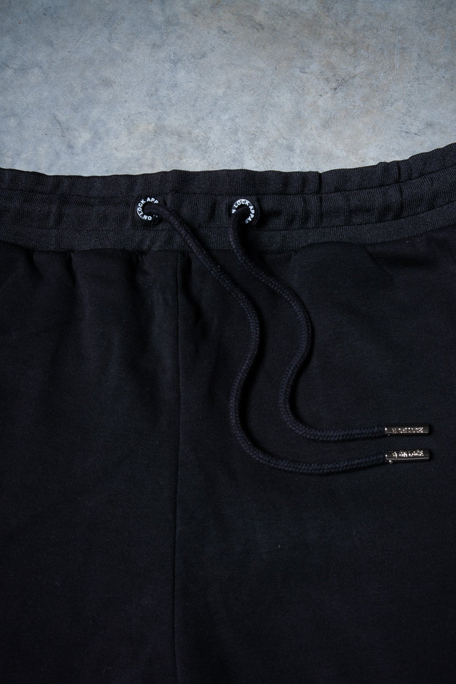 INITIAL SHORTS - BLACK FT. CREAM - SHORTSOn Lock Apparel35751857764753