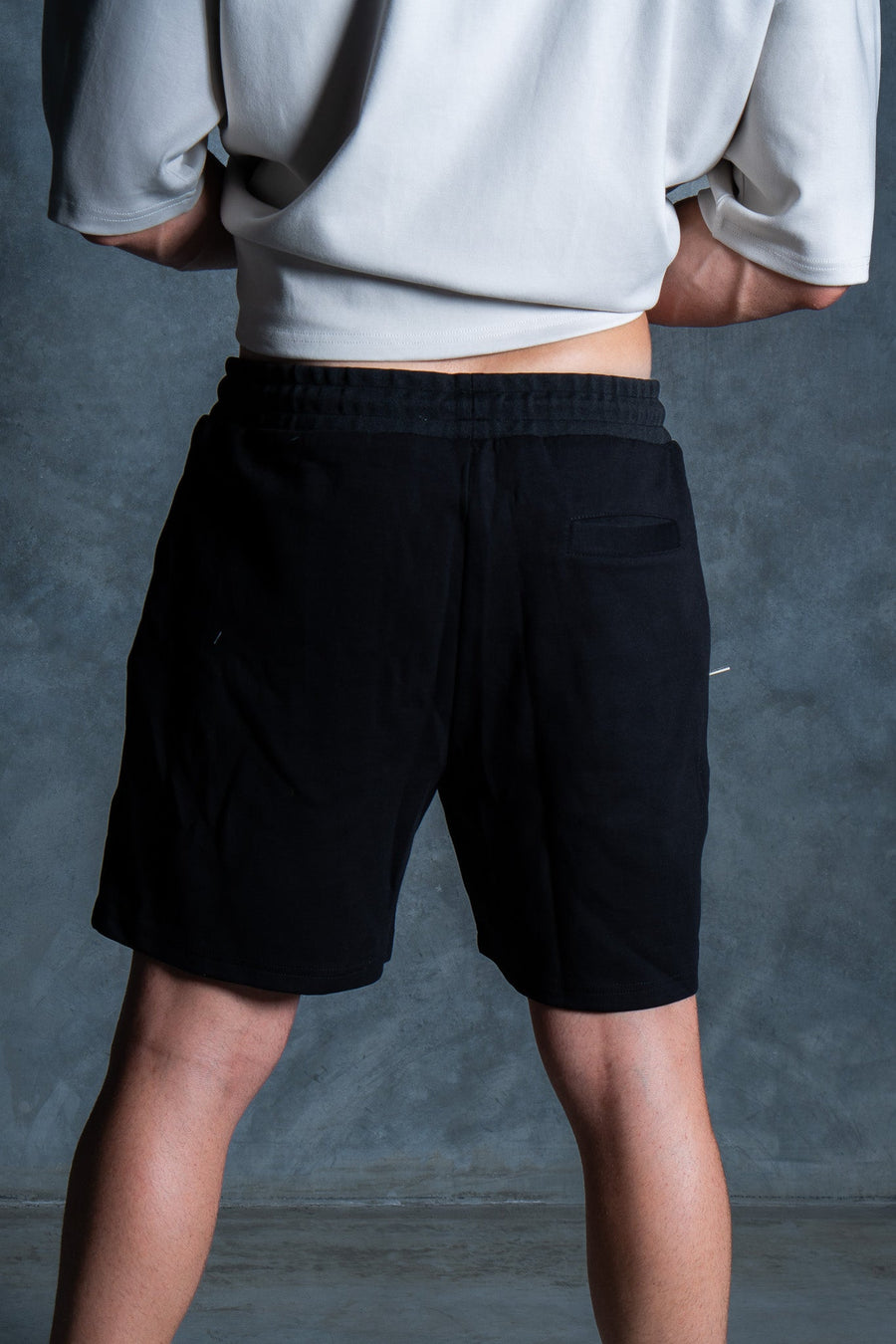 INITIAL SHORTS - BLACK FT. CREAM - SHORTSOn Lock Apparel35751857764753