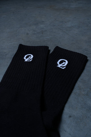 INITIAL SOCKS - BLACK - ACCESSORIESOn Lock Apparel35637191083185