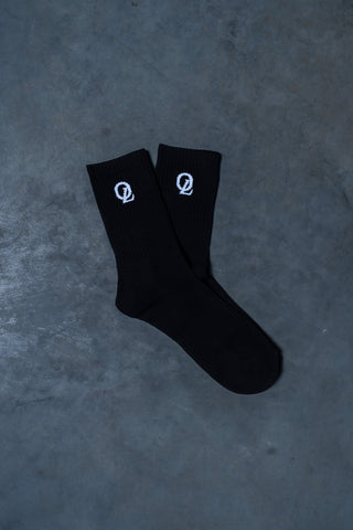 INITIAL SOCKS - BLACK - ACCESSORIESOn Lock Apparel35637191083185