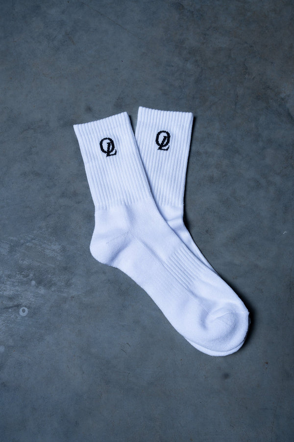 INITIAL SOCKS - WHITE