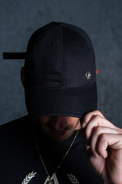 INITIAL STRAP BACK - BLACK