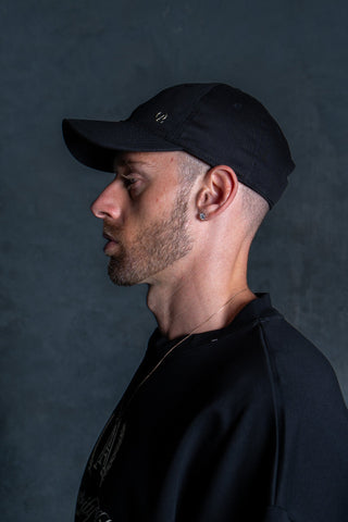 INITIAL STRAP BACK - BLACK - HEADWEAROn Lock Apparel35751857031537