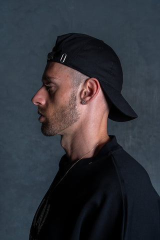 INITIAL STRAP BACK - BLACK - HEADWEAROn Lock Apparel35751857031537