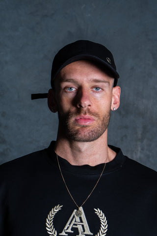 INITIAL STRAP BACK - BLACK - HEADWEAROn Lock Apparel35751857031537