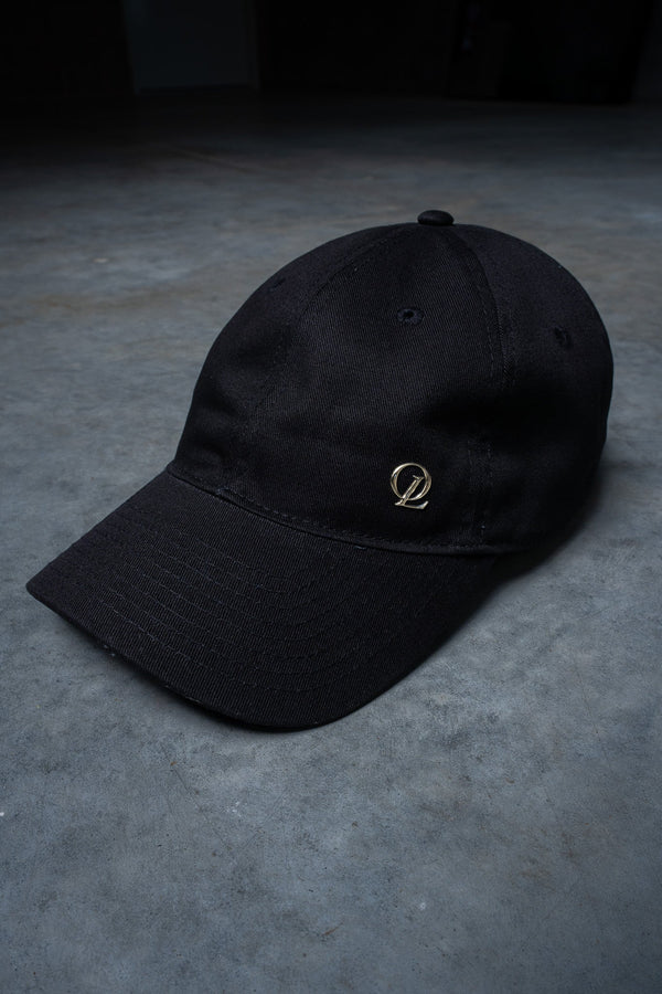 INITIAL STRAP BACK - BLACK
