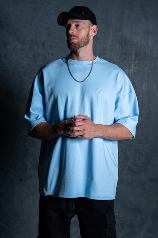 INITIAL TEE - BABY BLUE - TEESOn Lock Apparel35751854637457