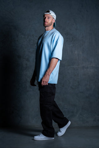 INITIAL TEE - BABY BLUE - TEESOn Lock Apparel35751854637457