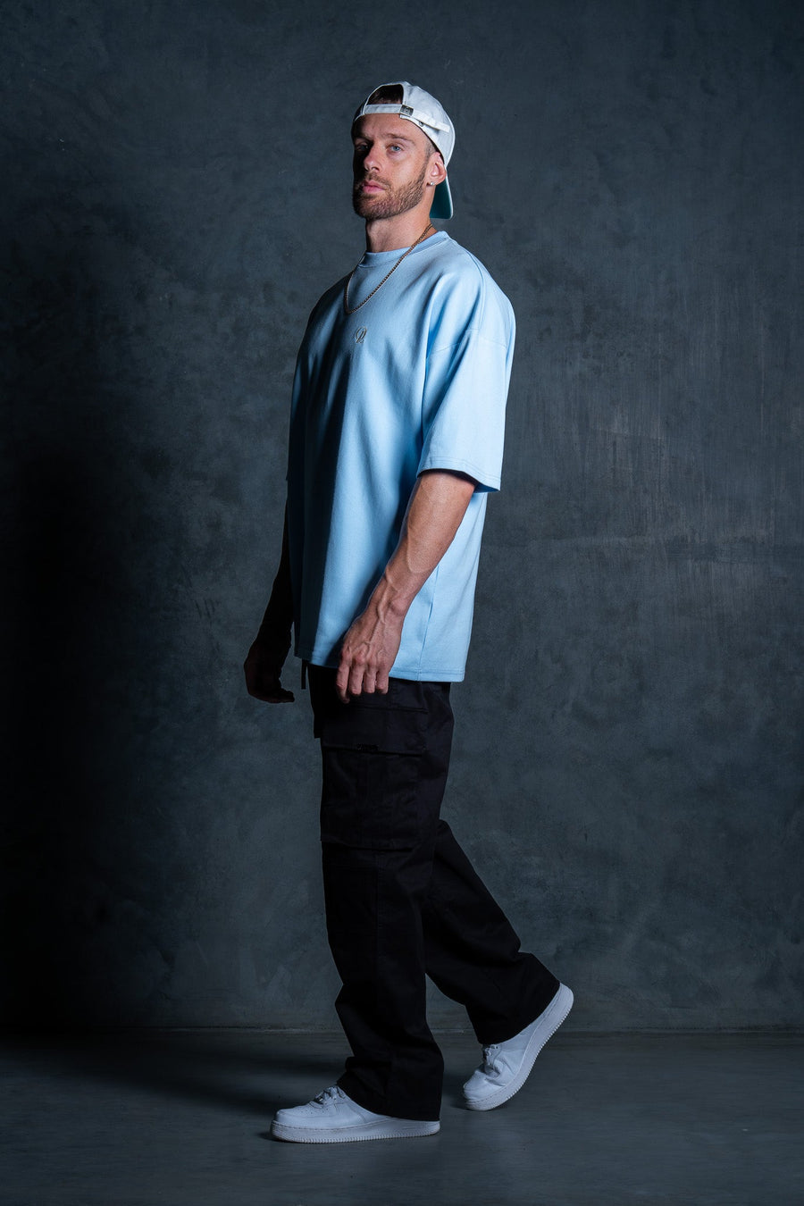 INITIAL TEE - BABY BLUE - TEESOn Lock Apparel35751854637457