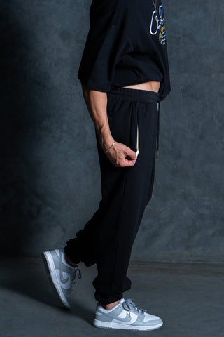 INITIAL TRACKPANTS - BLACK FT. CREAM - TRACK PANTSOn Lock Apparel35751857100113