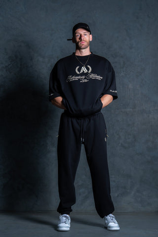INITIAL TRACKPANTS - BLACK FT. CREAM - TRACK PANTSOn Lock Apparel35751857100113