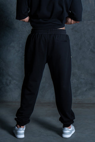 INITIAL TRACKPANTS - BLACK FT. CREAM - TRACK PANTSOn Lock Apparel35751857100113