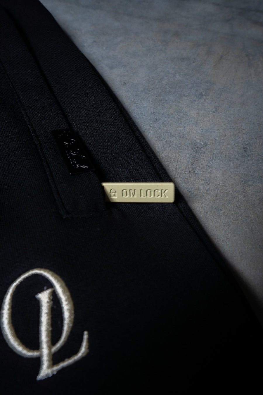 INITIAL TRACKPANTS - BLACK FT. CREAM - TRACK PANTSOn Lock Apparel35751857100113