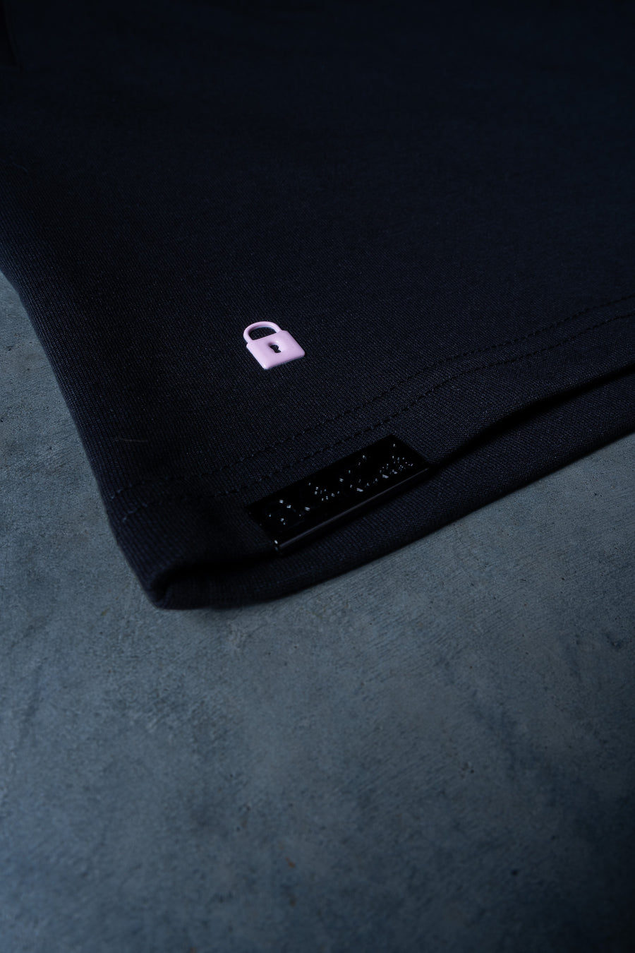 Lil Lock Shorts - Black Ft. Rose