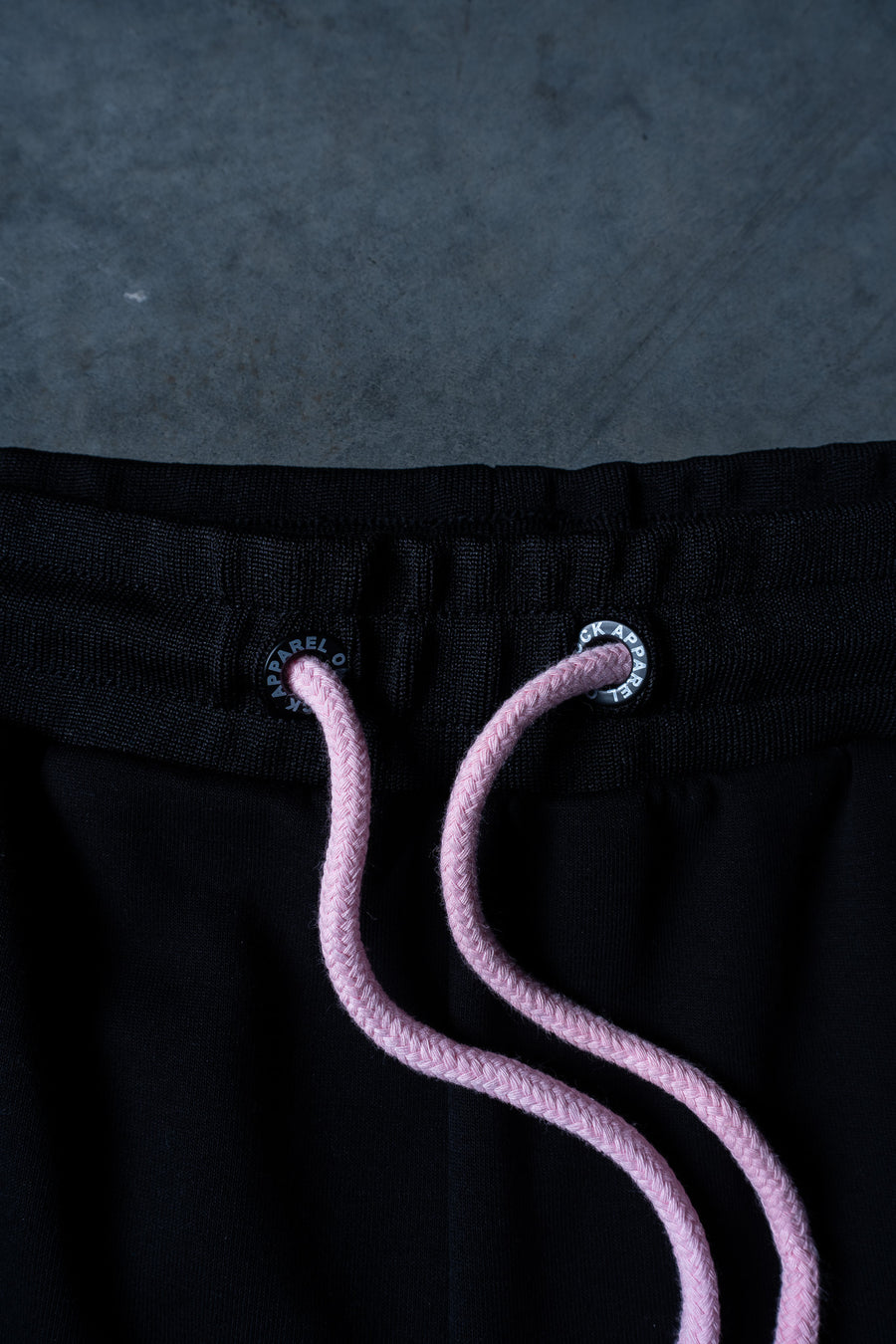 Lil Lock Shorts - Black Ft. Rose