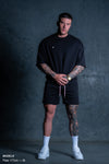 LIL LOCK SHORTS - BLACK ft. ROSE