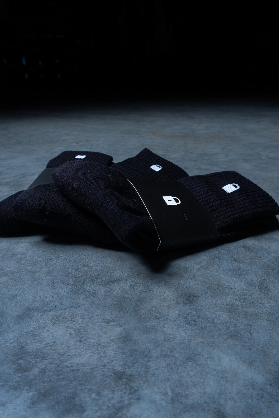 Lil Lock Socks 3Pk - Black