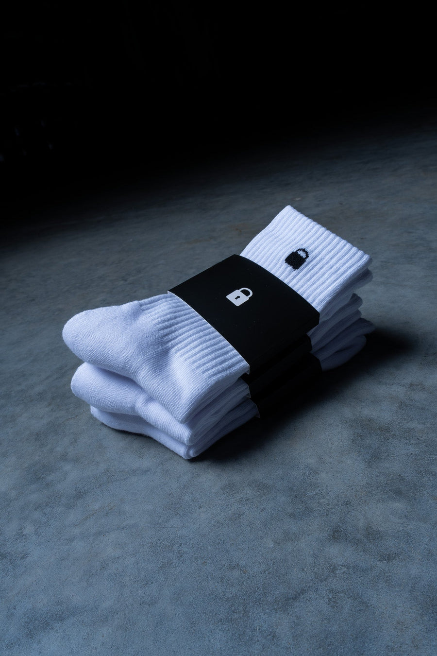 Lil Lock Socks 3Pk - White