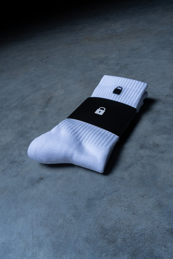 LIL LOCK SOCKS - WHITE