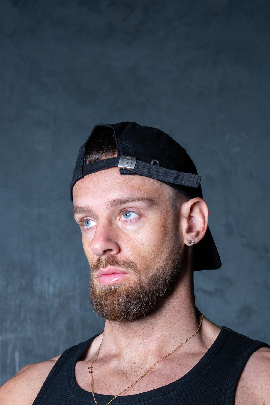 Lil Lock Strap Back - Black Ft. Pink