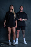 LIL LOCK TEE - BLACK ft. BABY BLUE