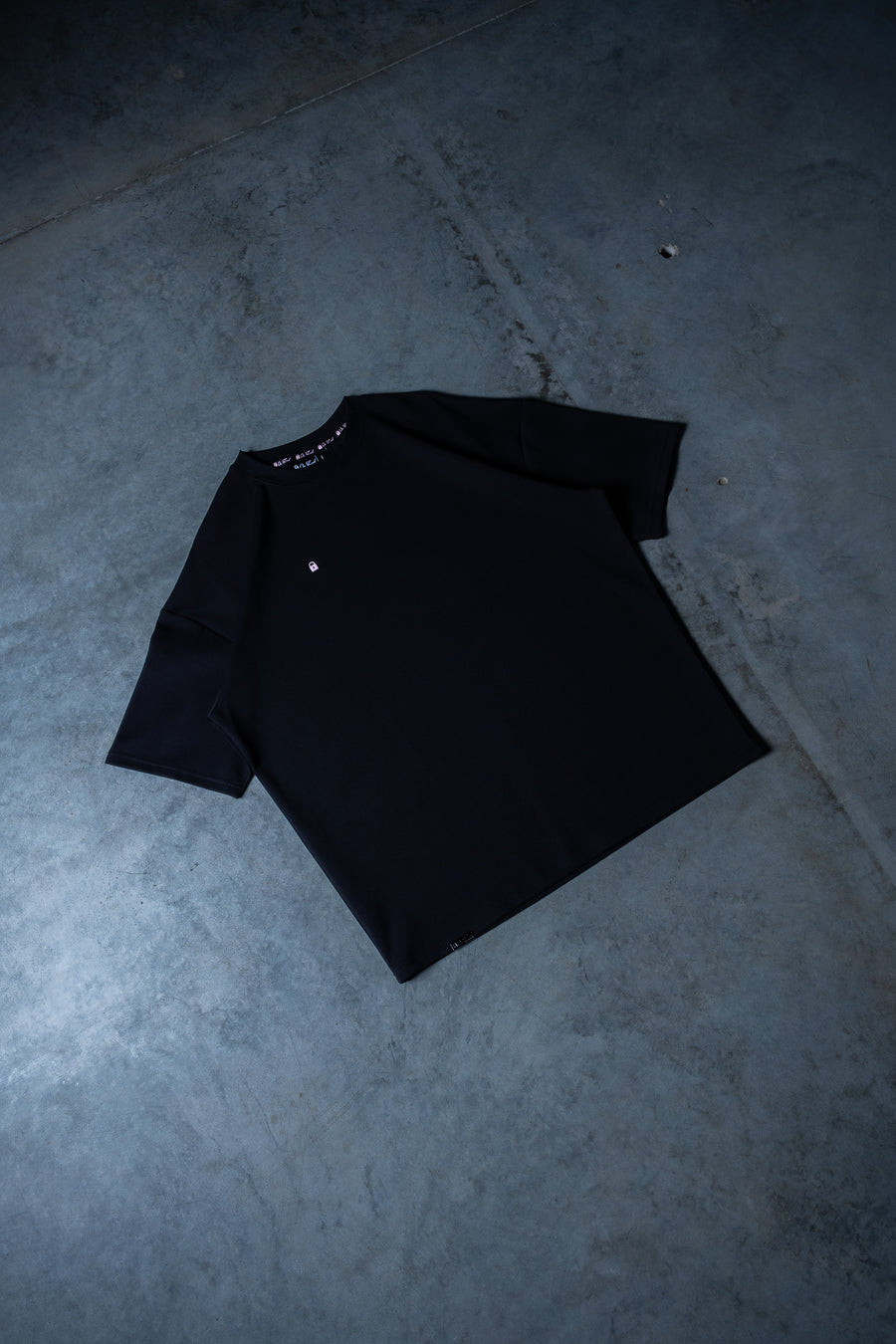 Lil Lock Tee - Black Ft. Rose