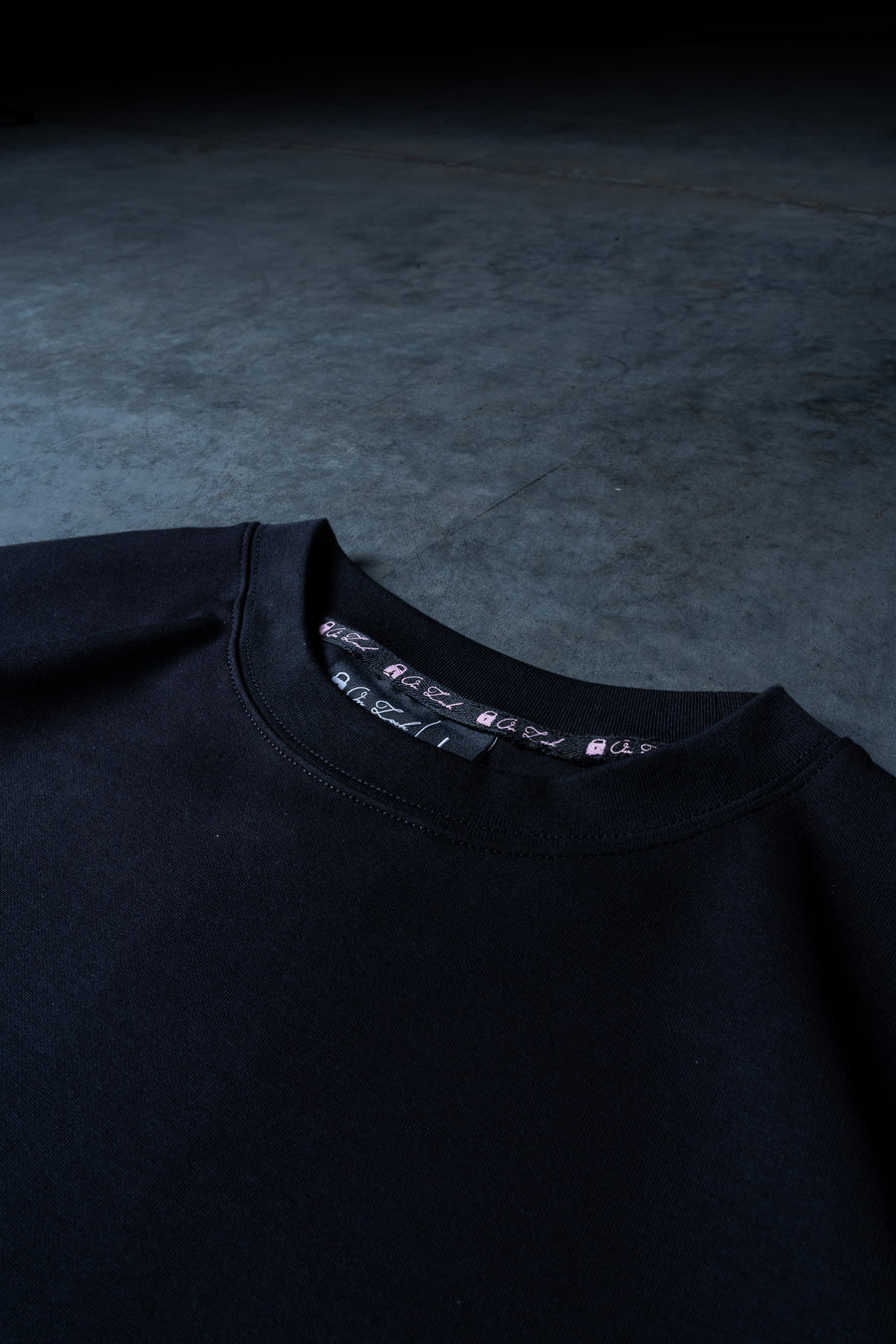 Lil Lock Tee - Black Ft. Rose