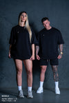 LIL LOCK TEE - BLACK ft. ROSE