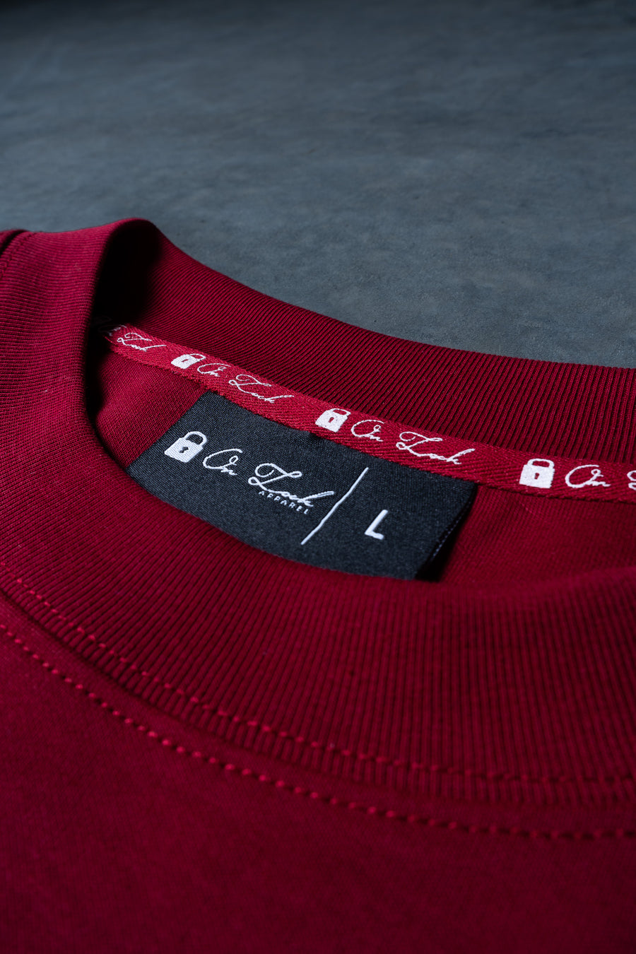 Lil Lock Tee - Blood Red