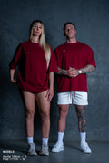 LIL LOCK TEE - BLOOD RED
