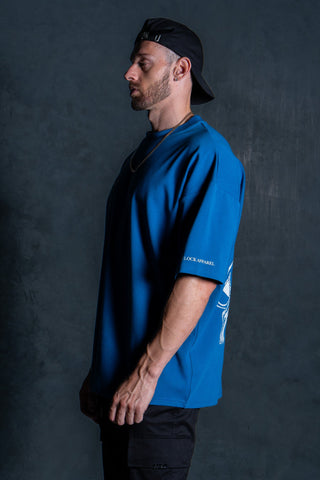 LION HEARTED TEE - ROYAL BLUE - TEESOn Lock Apparel35751856466289