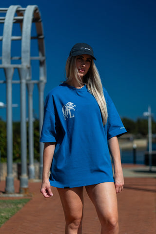 LION HEARTED TEE - ROYAL BLUE - TEESOn Lock Apparel35751856466289