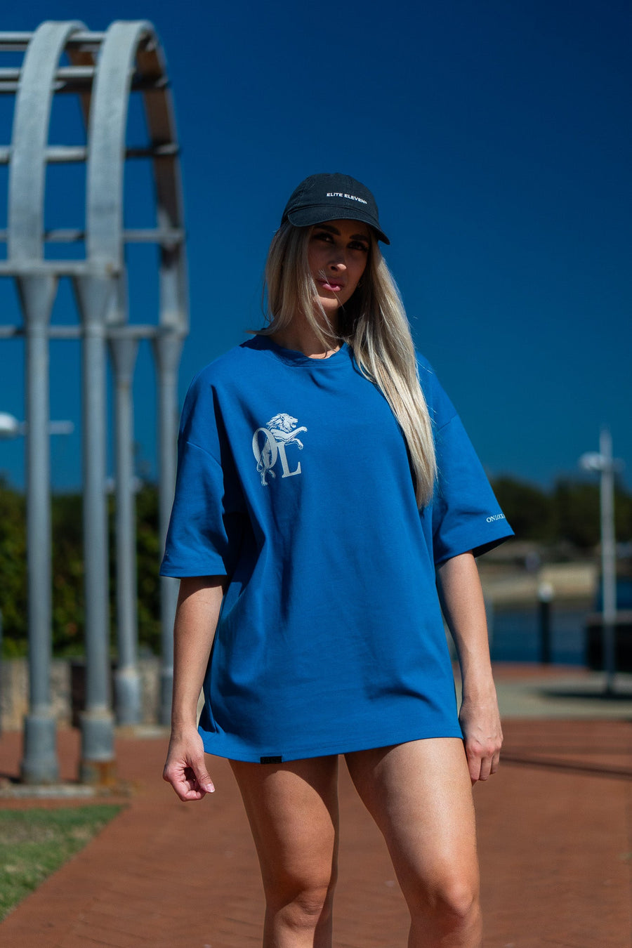 LION HEARTED TEE - ROYAL BLUE - TEESOn Lock Apparel35751856466289