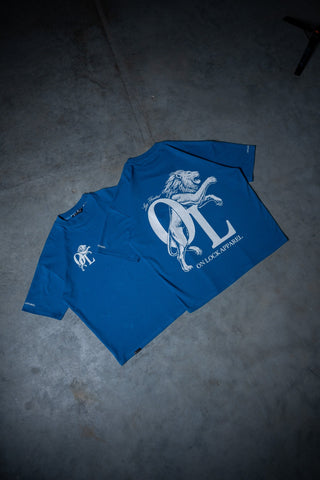 LION HEARTED TEE - ROYAL BLUE - TEESOn Lock Apparel35751856466289