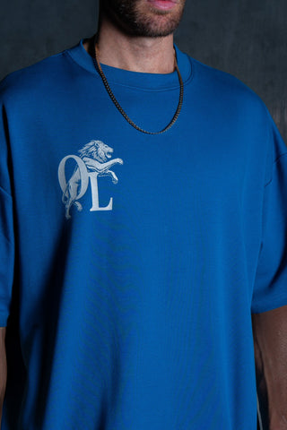 LION HEARTED TEE - ROYAL BLUE - TEESOn Lock Apparel35751856466289