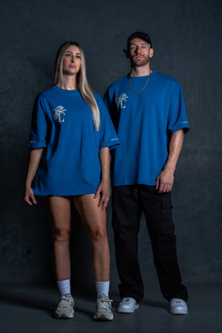 LION HEARTED TEE - ROYAL BLUE - TEESOn Lock Apparel35751856466289