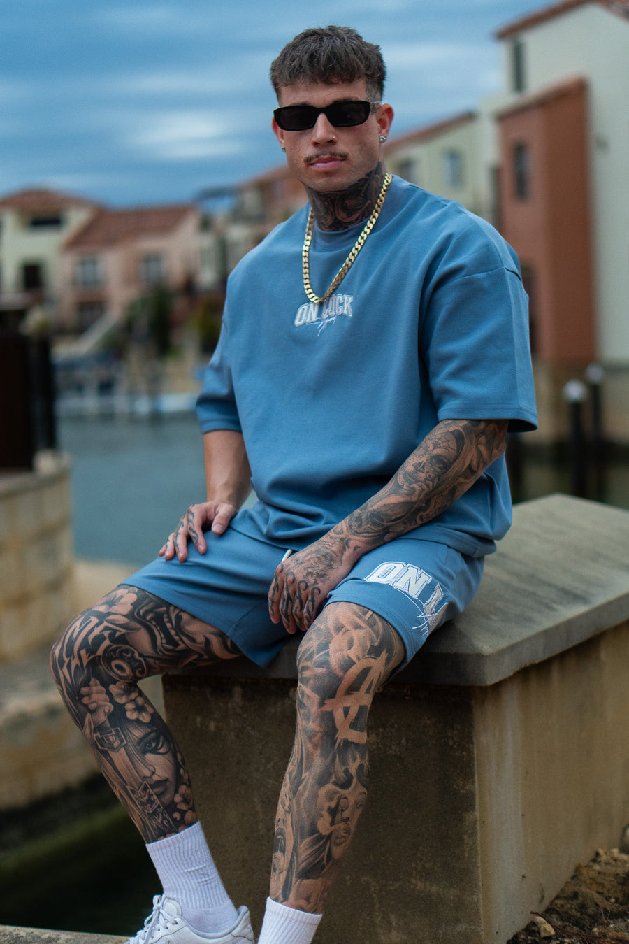 MONOLITH SHORTS - CERULEAN BLUE - TEESOn Lock Apparel