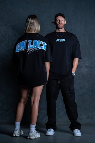 MONOLITH TEE - BLACK FT. BLUE - TEESOn Lock Apparel35751850879729