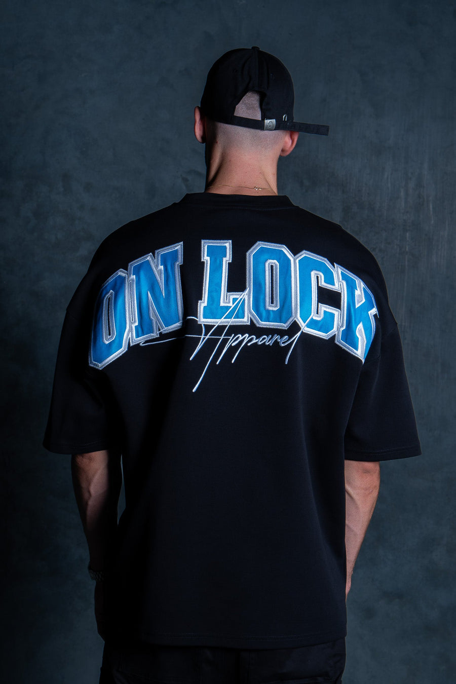 MONOLITH TEE - BLACK FT. BLUE - TEESOn Lock Apparel35751850879729