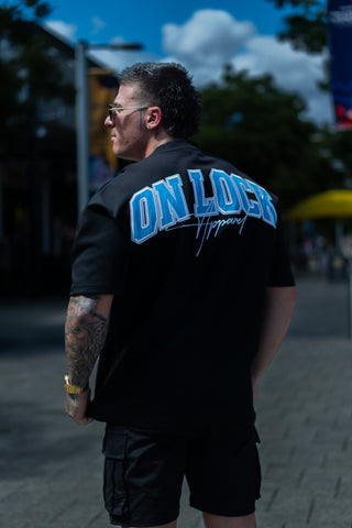 MONOLITH TEE - BLACK FT. BLUE - TEESOn Lock Apparel35751850879729